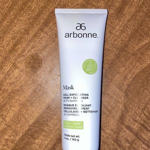 NEVER USED arbonne cell exfoliation mask & cleanser